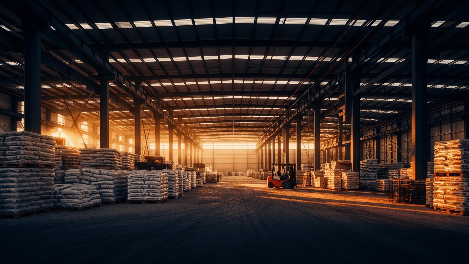 Industrial warehouse in Abu Dhabi